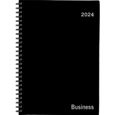 Ημερολόγιο ημερήσιο σπιράλ NEXT Business 24x34cm 2024 μαύρο